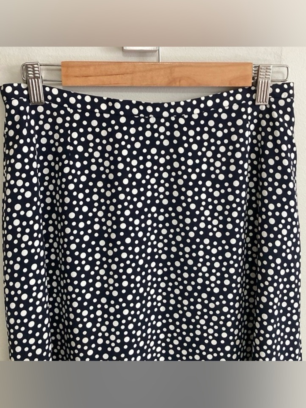 Liz Claiborne Polka Dot Maxi Skirt in Black and White, Women’s Size 10 - Picture 4 of 9